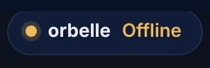 Connection pill reading orbelle Offline