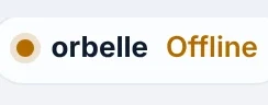 Connection pill reading orbelle Offline