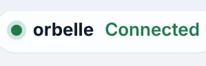Connection pill reading orbelle Connected